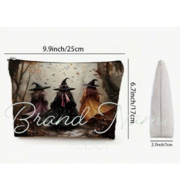 Three Witches Colorful Essential Travel Cosmetic Bag - Picture 2 of 2